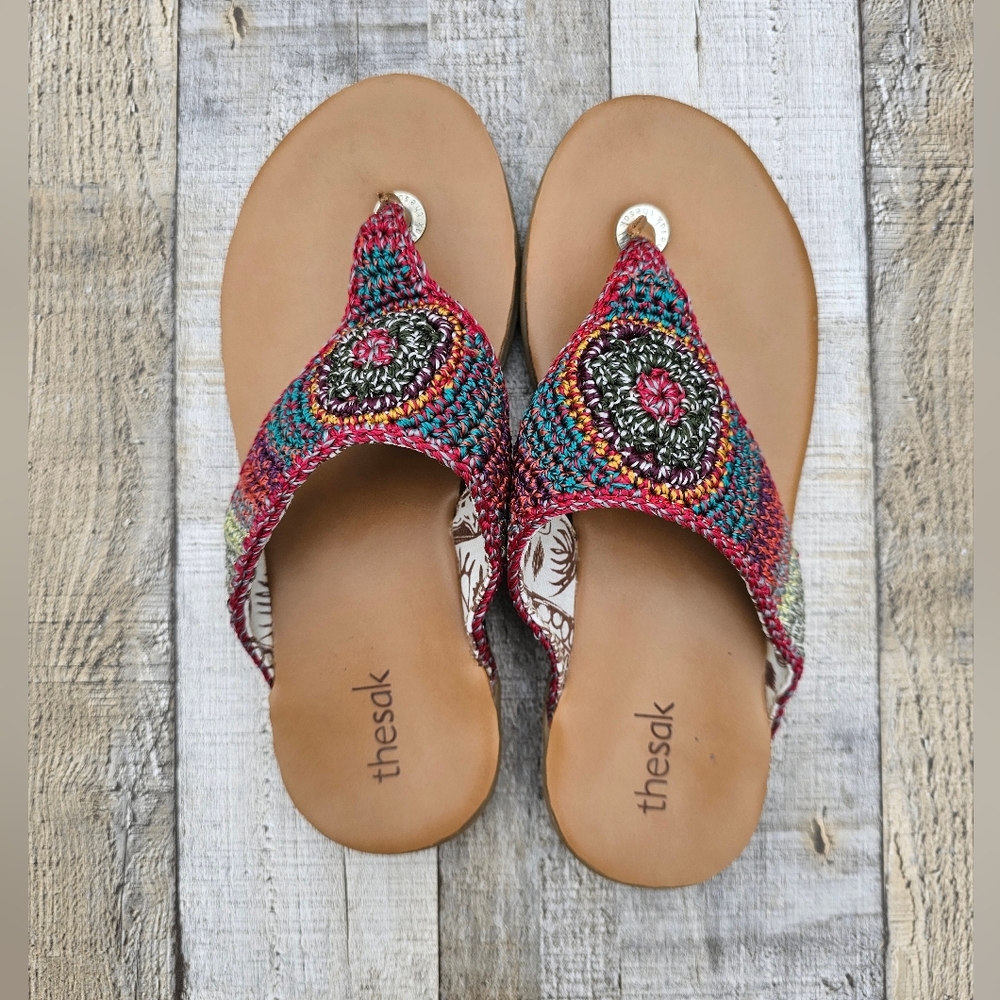 The Sak Crochet sandals, size 6
